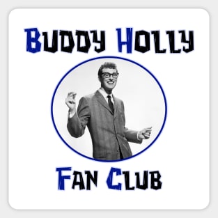 Buddy Holly Fan Club Sticker